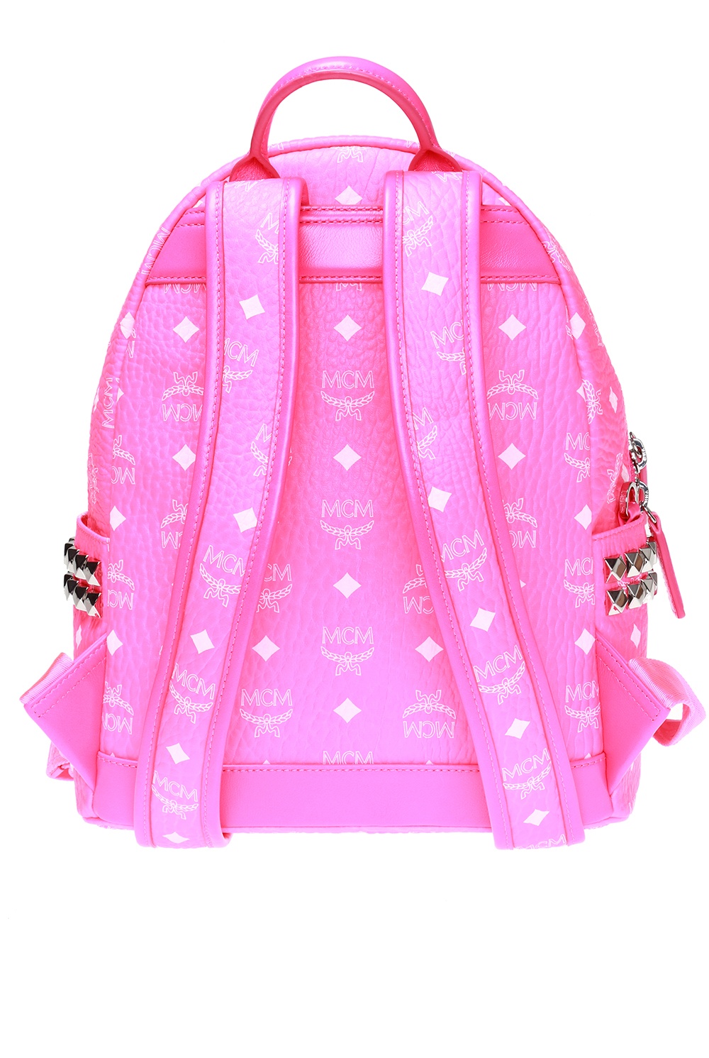 Pink Stark monogram backpack MCM Vitkac Canada